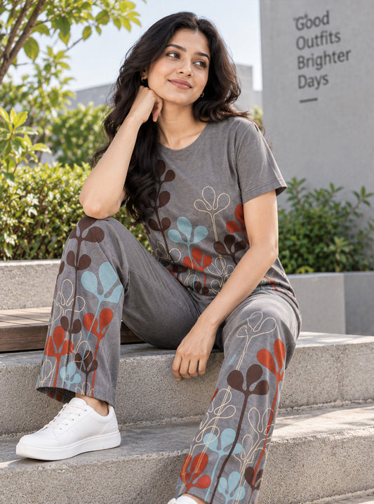 Urban Botanical Print Co Ord Set
