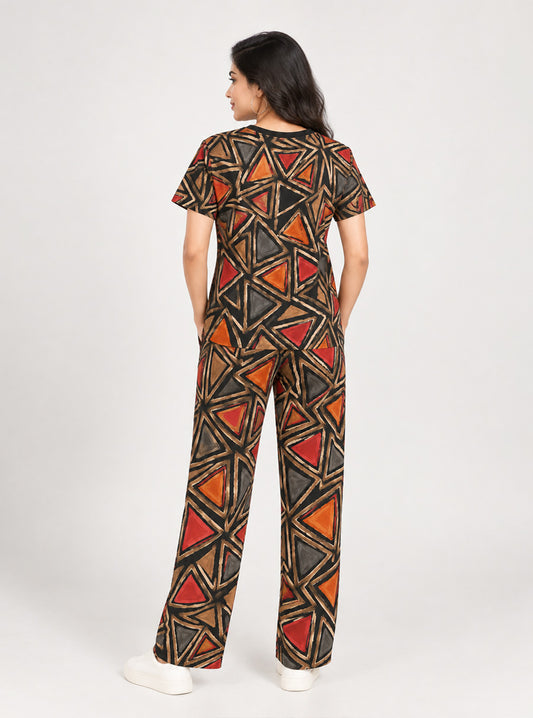Geometric Tribal Print Co-Ord Set